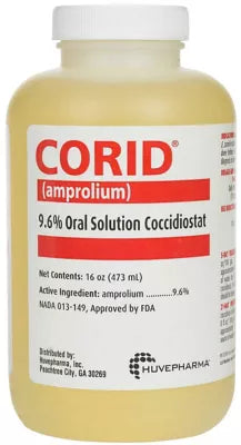 Corid 9.6% Bovine Coccidiosis Oral Solution