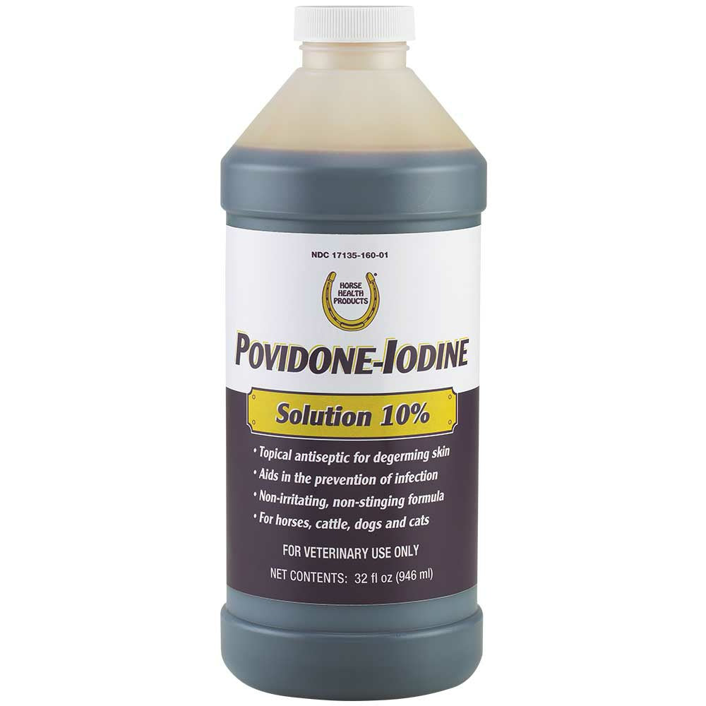 Horse Health Products® Povidone-Iodine 10% Solution, 32 oz.