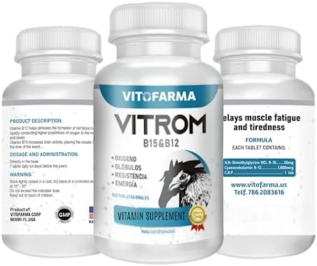 VITAMINA B15&B12 para GALLOS