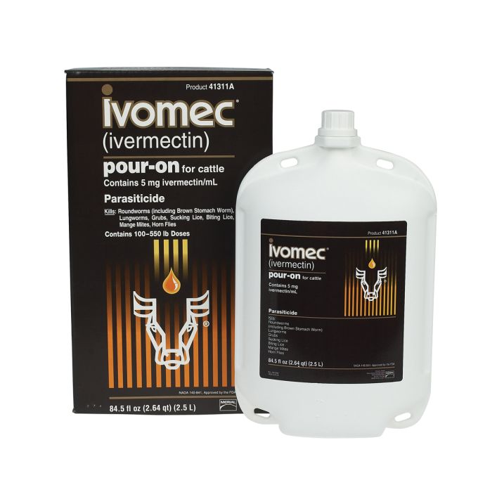 Ivomec® Pour-On for Cattle (Merial) - 2.5 Liter