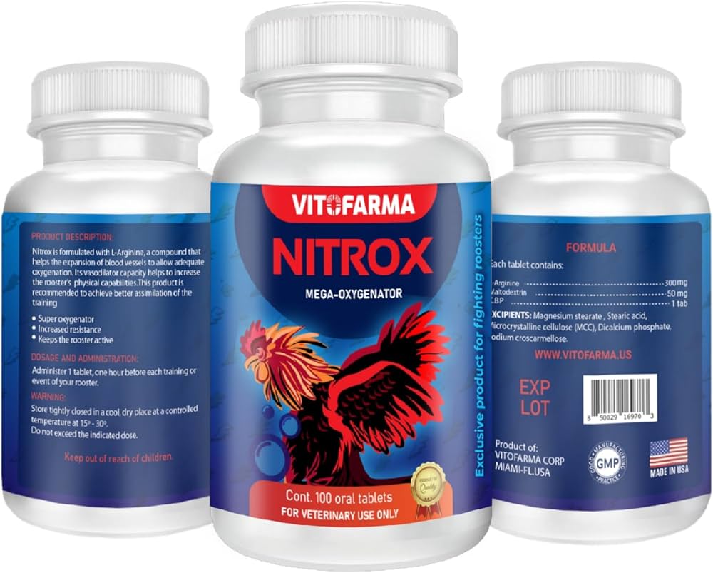 OXIGENADOR para GALLOS – NITROX 100 TABLETAS