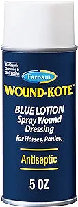 Farnam Wound-Kote Blue Lotion Spray Cuidado de heridas de caballo