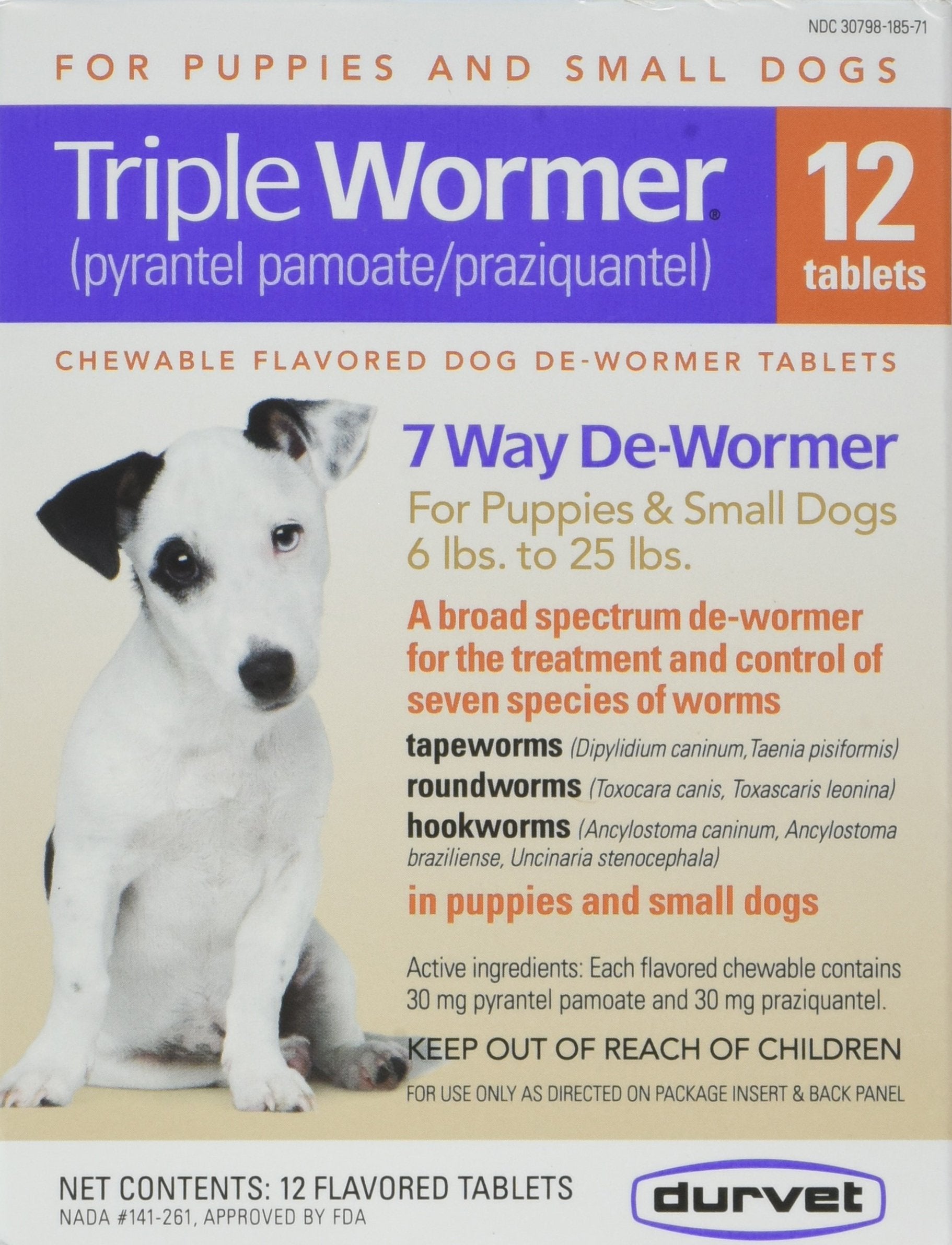 Durvet Triple Wormer Dog Dewormer