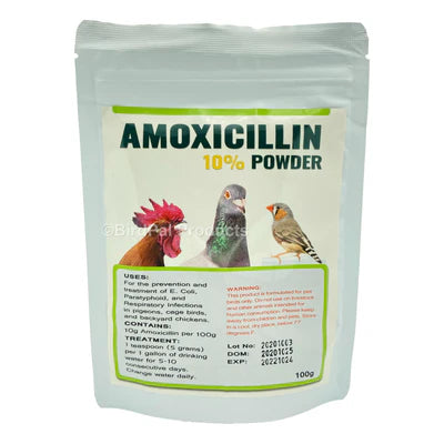 Amoxicillin 10% Powder for Birds