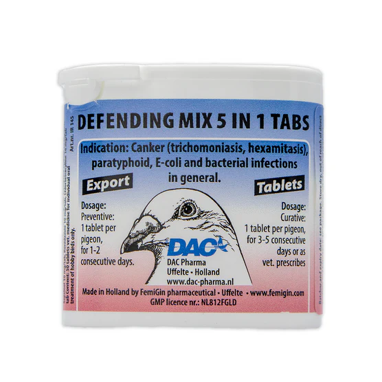 Dac Defending Tabs 5 in 1 50 Tablets