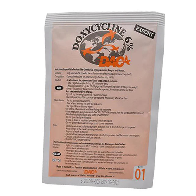 DAC DOXYCYCLINE 6% 100 G