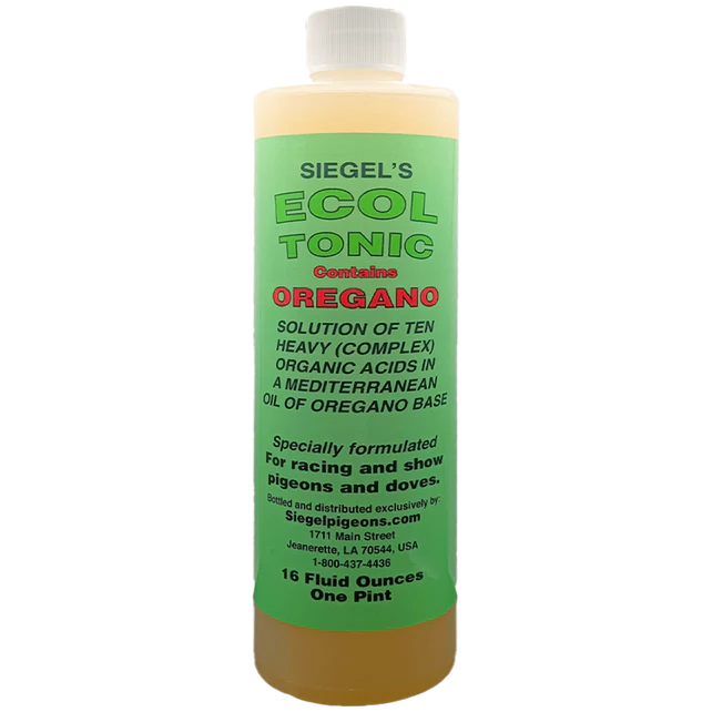 Ecol Tonic Promotes Health for Racing Pigeons 16oz 32oz
