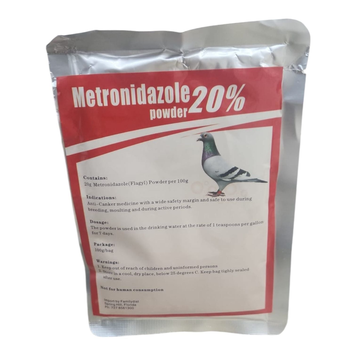 Metronidazole 20% Powder