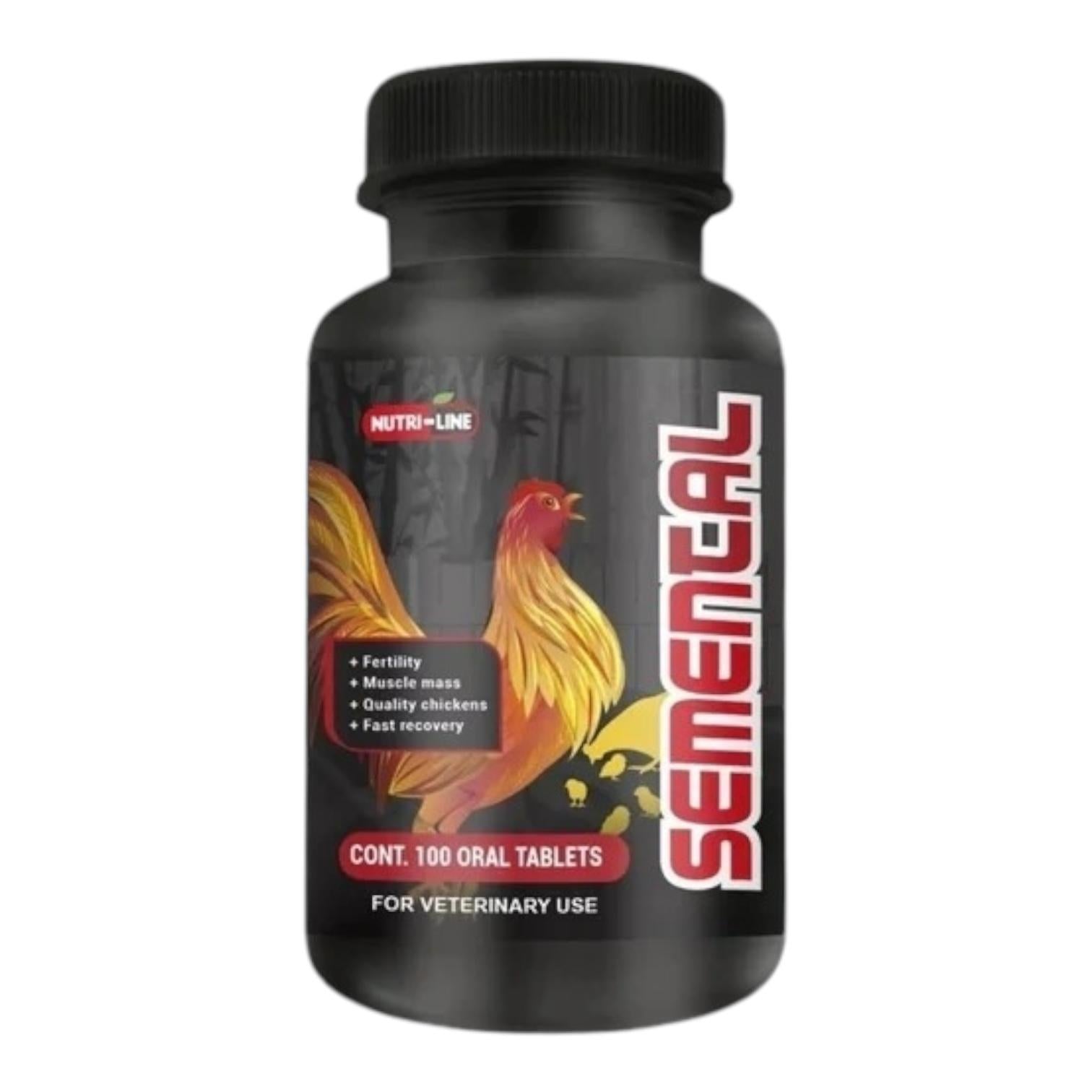 Suplemento Semental para la Fertilidad Gallo I VITAMINA para Gllos 100 TAB