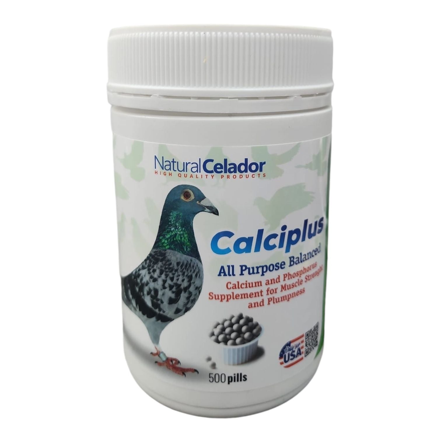 Natural Celador Calciplus 100 pills 500 pills