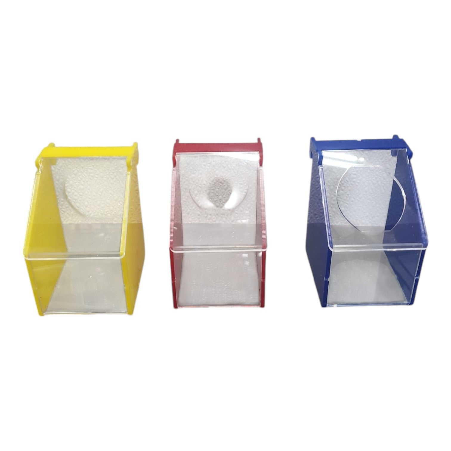 Comedero acrílico para malla adentro y afuera