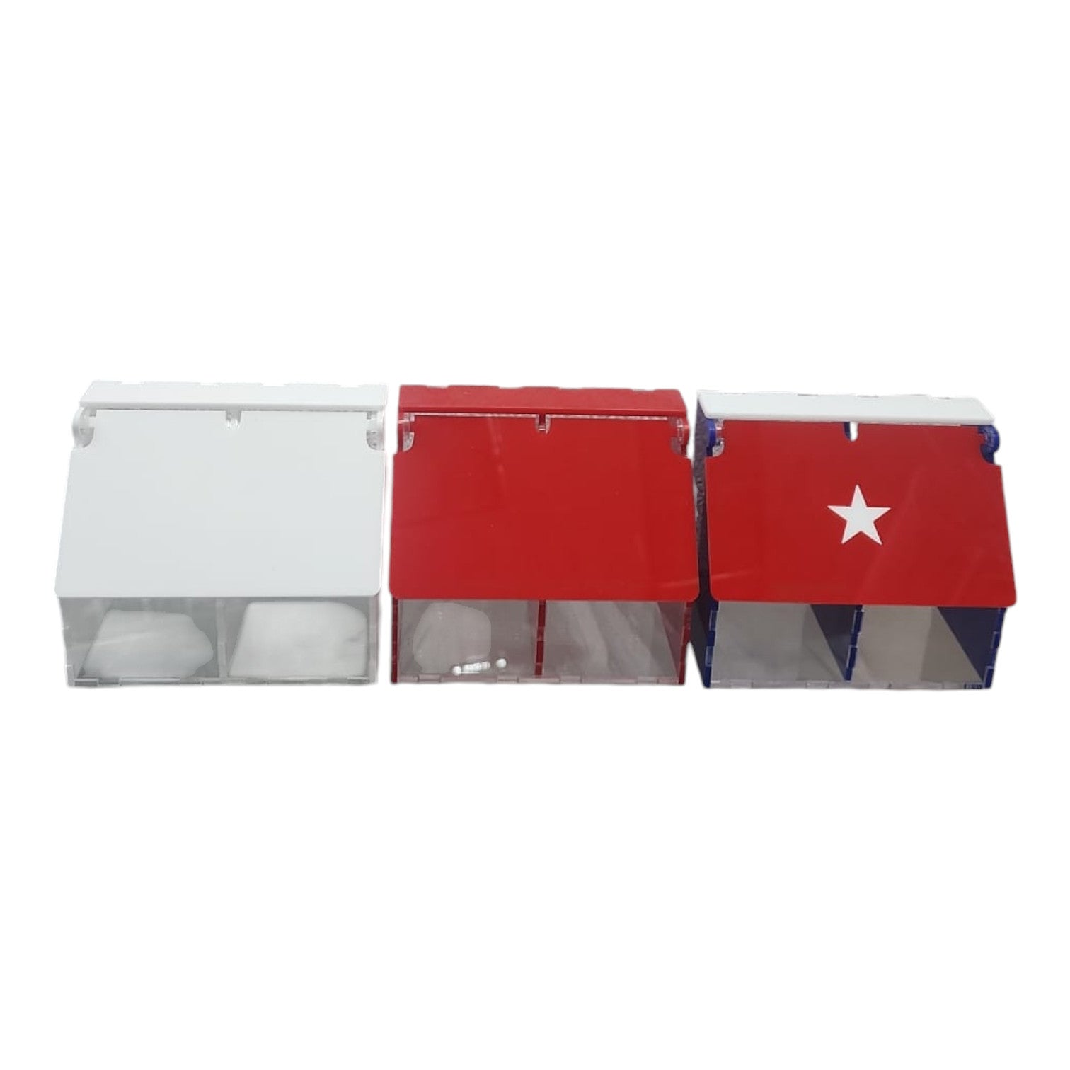 Comedero acrílico doble para barilla