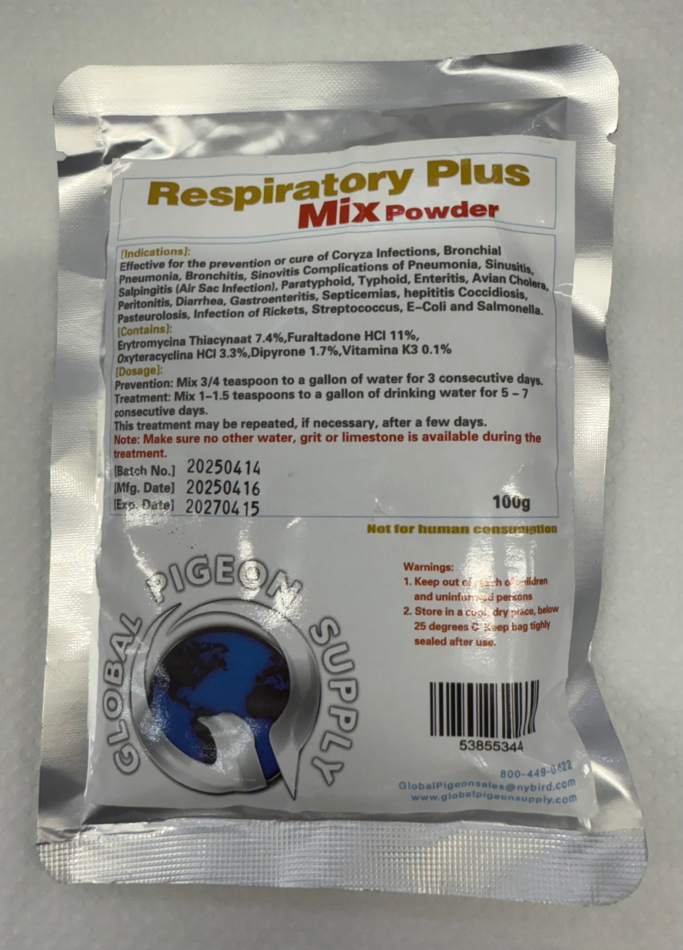 Global Dac Respiratory Plus Mix 100 g