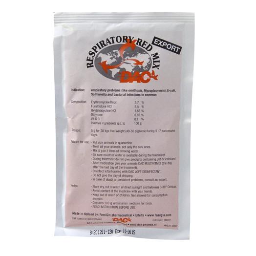 DAC RESPIRATORY RED MIX 100 G