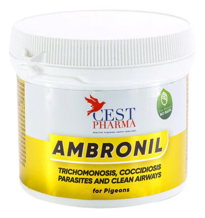Cest Ambronil for Pigeons - For Cocci, Canker, Worms, & Respiratory