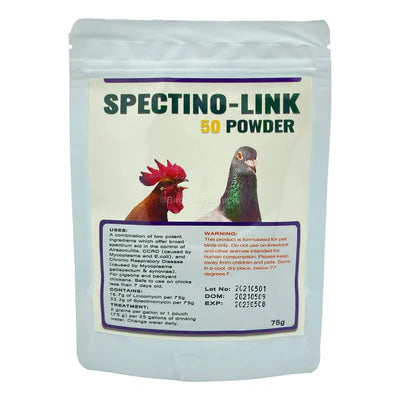 Spectino-Link 50 Powder for Chickens & Pigeons - CRD Treatment
