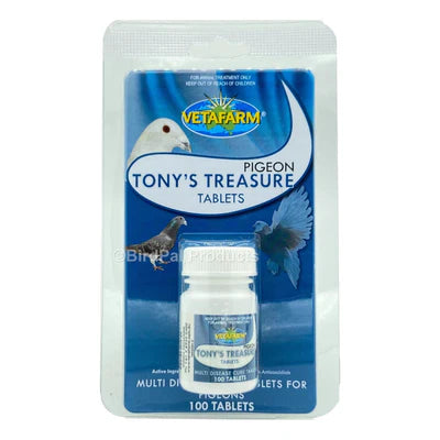 Tony's Treasure Tablets - 5 in 1 Tablets for Pigeons