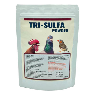 Tri-Sulfa Powder for Birds