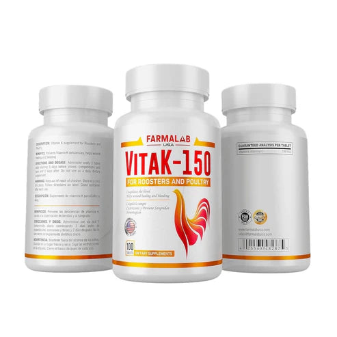VitaK-150 para gallos, pollos, gallinas 100 tab