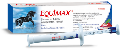 Wormer Equimax Ivermectin Praziquantel