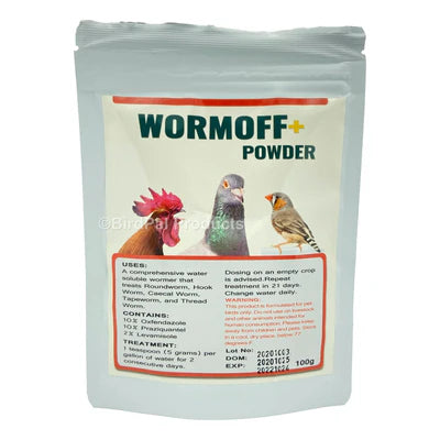 WormOff Plus Powder for Birds