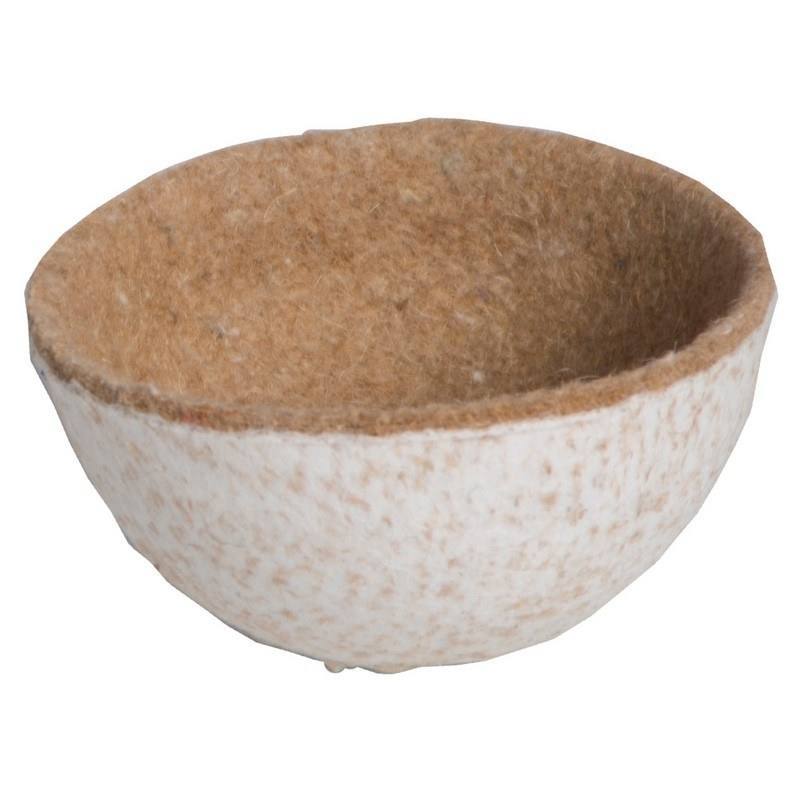 Nido de pájaro de yute tamaño grande