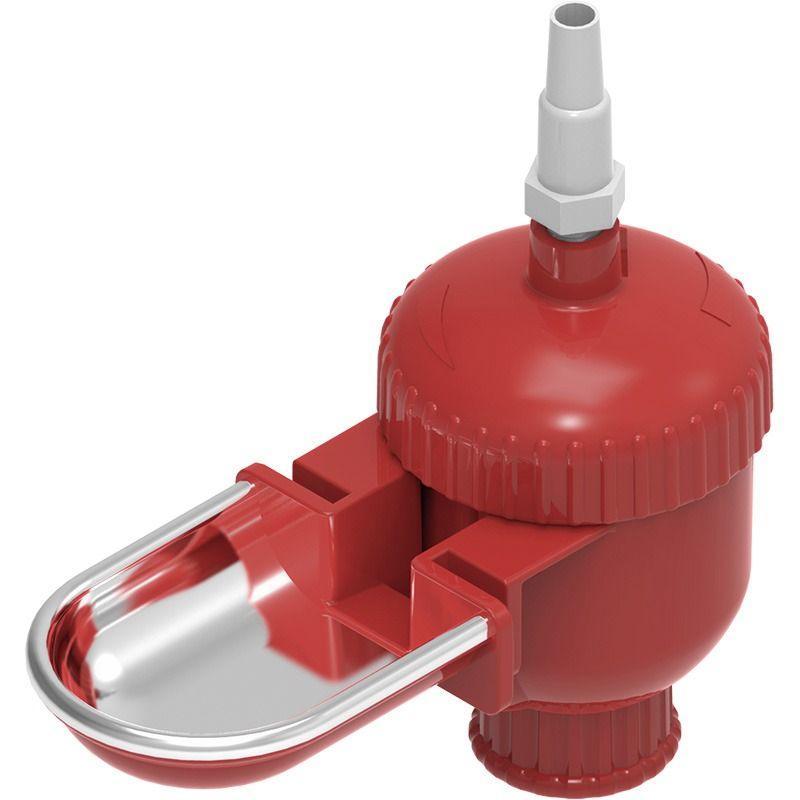 Mini Drinker with Buoy for Rabbits 0.5 L Red