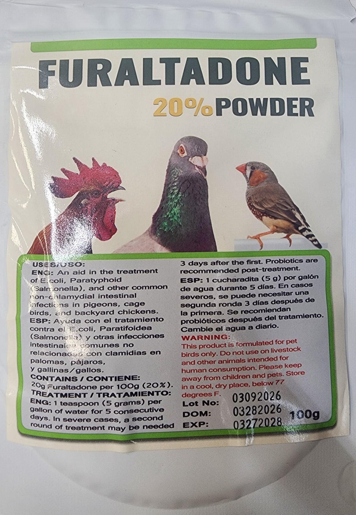Global Dac Furaltadone 20% 100 g